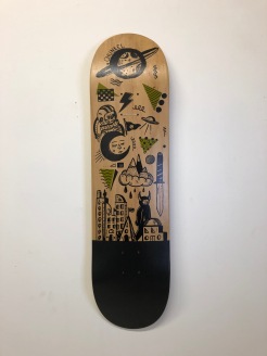 Hand-painted Skateboard