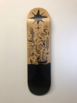 Hand-painted Skateboard